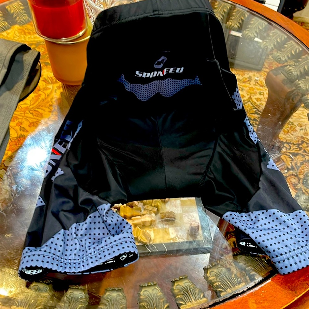 Sponeed padded Biker Shorts,  Skins athletic shirt, very nice ( medium)